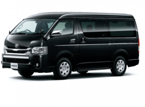 Black Toyota Hi Ace