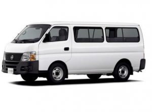 white nissan urvan escapade